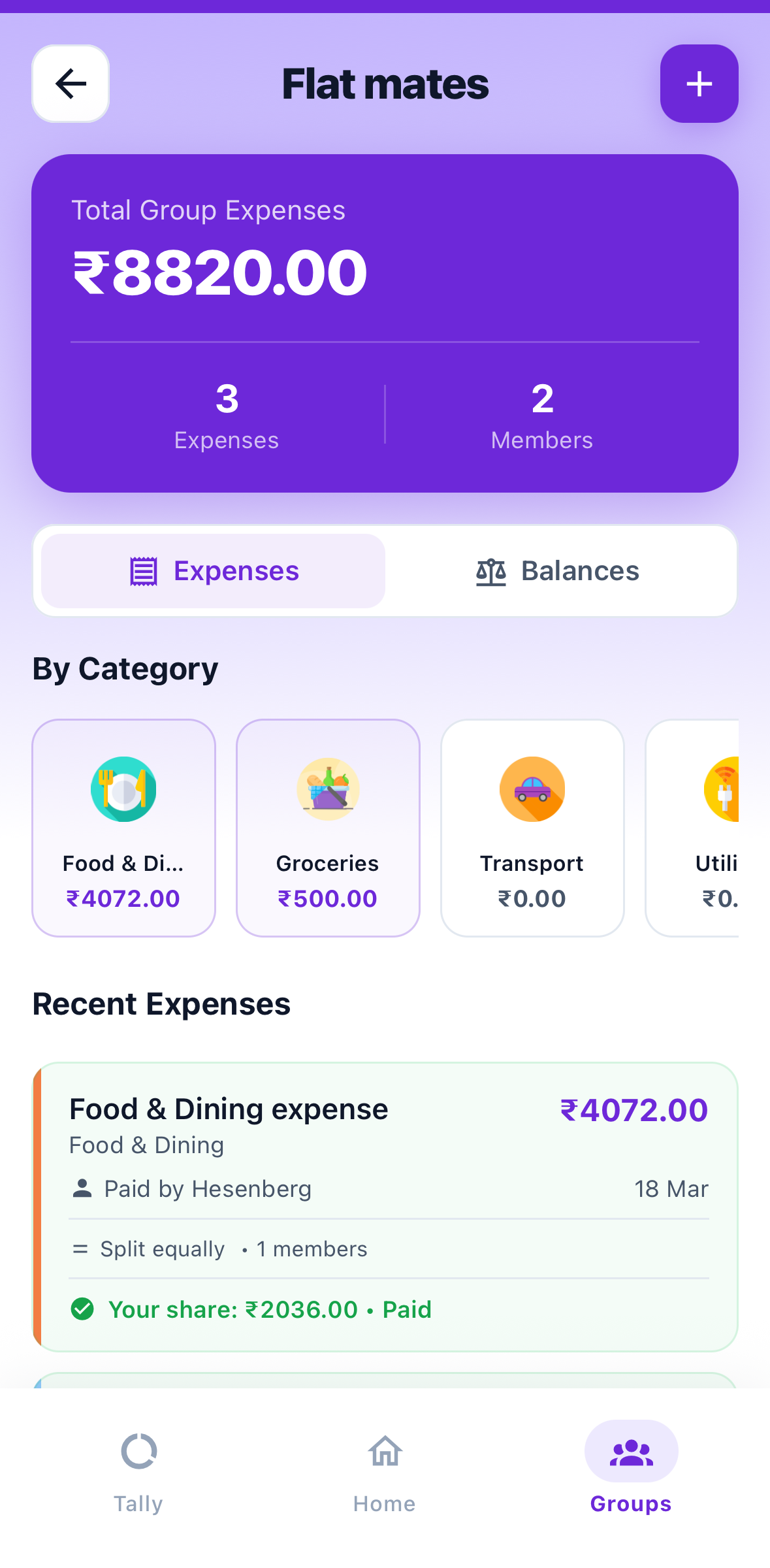 Group Expenses